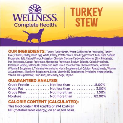 Turkey Stew with Barley & Carrots Canned Dog Food, 12.5-oz, case of 12