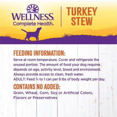 Turkey Stew with Barley & Carrots Canned Dog Food, 12.5-oz, case of 12