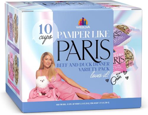 Variety Pack Non-GMO Chicken Dinner Shredded Wet Dog Food, 2.75-oz cup, case of 10