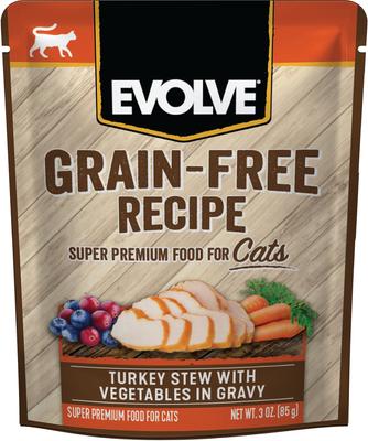 Salmon & Sweet Potato Stew in Gravy Grain-Free Wet Pouch Cat Food, 3-oz pouch, case of 24