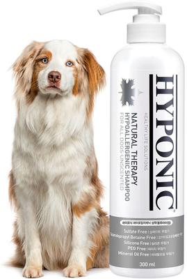 Champú hipoalergénico para perros Natural Therapy sin perfume, botella de 283 ml