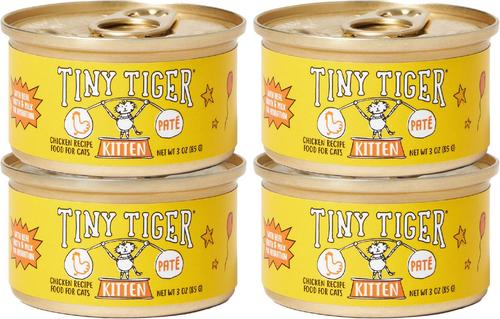 Kitten Pate Chicken Recipe Grain-Free Canned Cat Food, 3-oz can, case of 4