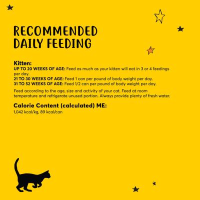 Kitten Pate Chicken Recipe Grain-Free Canned Cat Food, 3-oz can, case of 4