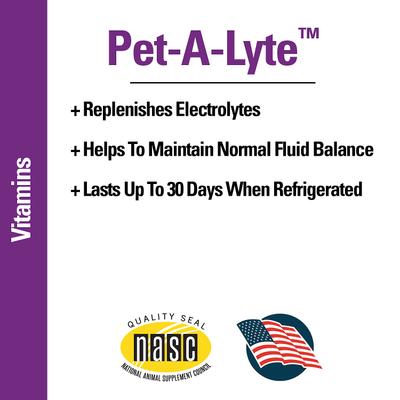 Pet-A-Lyte Oral Electrolyte Solution Dog & Cat Supplement, 32-oz bottle