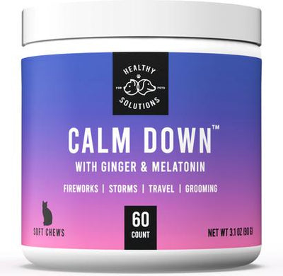 Soft Chews Calming Supplement for Cats, 60 Count
