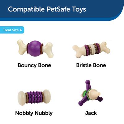 Golosinas para perros Busy Buddy Natural Rawhide Rings, tamaño A