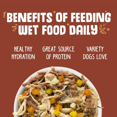 Wok the Dog with Chicken, Beef & Pumpkin in Gravy Grain-Free Canned Dog Food, 5.5-oz, case of 24