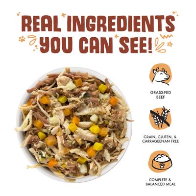 Wok the Dog with Chicken, Beef & Pumpkin in Gravy Grain-Free Canned Dog Food, 5.5-oz, case of 24