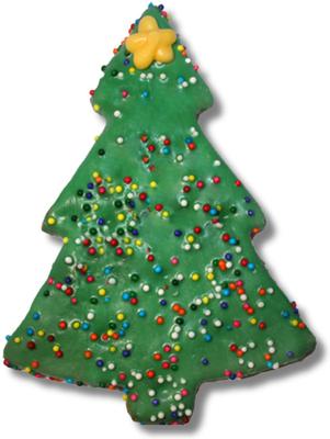 Christmas Spirit Peanut Butter & Honey Assorted Crunchy Dog Treats, 18 count