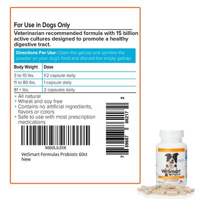 Probiotic Nutrient Enhancer Dog Supplement, 60 count, case of 3