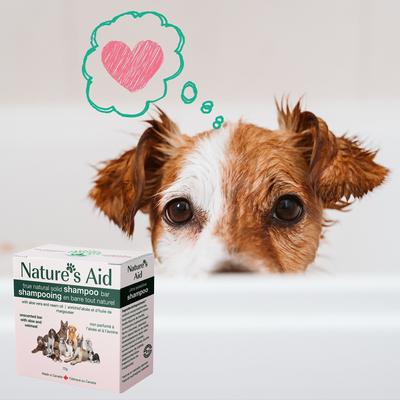 True Natural Solid Unscented Aloe & Oatmeal Dog Shampoo Bar