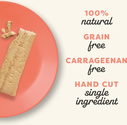 Loin Salmon Filet Grain-Free Cat Treats, 1.06-oz loin, case of 12