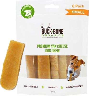 Yak Chew Small Dog Treats, 4 count