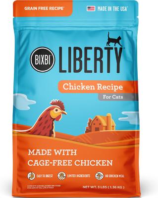 Liberty Chicken Recipe Grain-Free Dry Cat Food, 3-lb bag