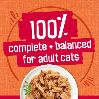 Prime Filets Chicken & Tuna Dinner in Gravy Canned Cat Food, 5.5-oz, case of 24