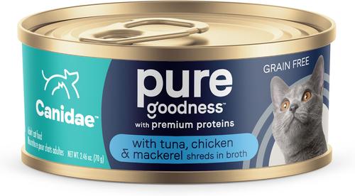 Adore Grain-Free Salmon & Whitefish in Broth Canned Cat Food, 2.46-oz, case of 24