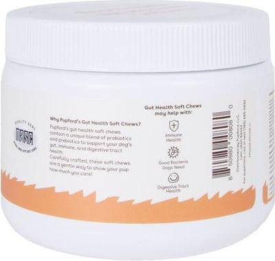 Gut Health & Immunity Peanut Butter & Jelly Flavored Soft Chew Digestive Support Supplement for Puppies, 60 count
