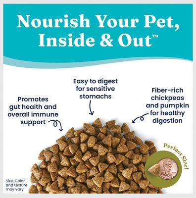 Sensitive Stomach Grain-Free Quail, Chickpea & Pumpkin Dry Dog Food, 24-lb bag