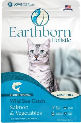 Wild Sea Catch Salmon & Vegetables Grain-Free Dry Cat Food, 12.5-lb