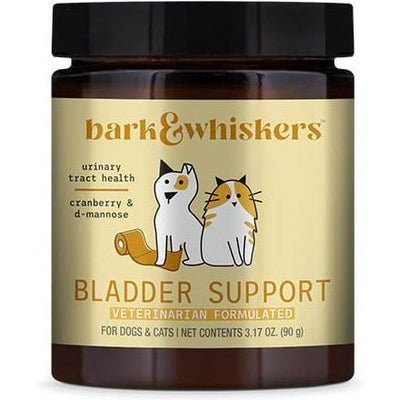 Bladder Support Powder Supplement, Perros y Gatos. 90 g. - Bark & Whiskers