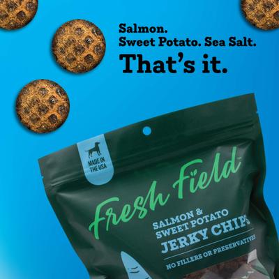 Salmon & Sweet Potato Non-GMO Jerky Dog Treats, 14-oz bag
