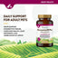 NaturVet, Moderate Joint Care Glucosamine DS Plus, glucosamina, MSM, condroitina y omegas para articulaciones de perros y gatos, tabletas y masticables