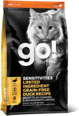 Sensitivities Limited Ingredient Duck Grain-Free Dry Cat Food, 3-lb bag