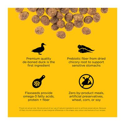 Sensitivities Limited Ingredient Duck Grain-Free Dry Cat Food, 3-lb bag