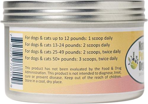 Lumps & Bumps Turkey Flavored Powder Skin & Coat Supplement for Dogs& Cats, 4-oz tin