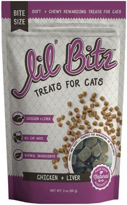 Salmon & Liver Cat Treats, 3-oz bag, bundle of 2