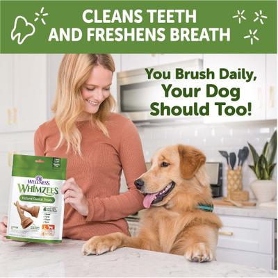 by Wellness Occupy Antler Dental Chews Natural Grain-Free Dental Dog Treats, Medium, 12 count