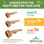 by Wellness Occupy Antler Dental Chews Natural Grain-Free Dental Dog Treats, Medium, 12 count