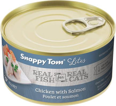 Comida enlatada para gatos Lites Tuna con queso, lata de 3 oz, caja de 24