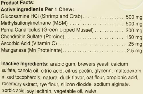 Hip + Joint Pro Dog Chews, 60 count