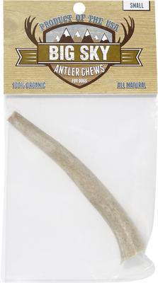 Natural Elk Antler Dog Chews, Small