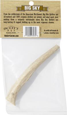 Natural Elk Antler Dog Chews, Small