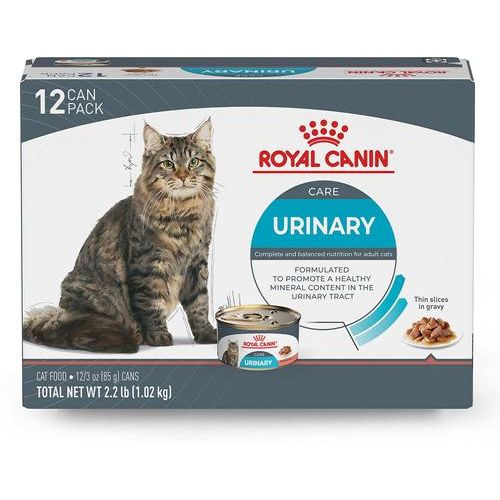 Alimento húmedo para gatos Feline Care Nutrition Urinary Care Thin Slices in Gravy, lata de 3 oz, caja de 6