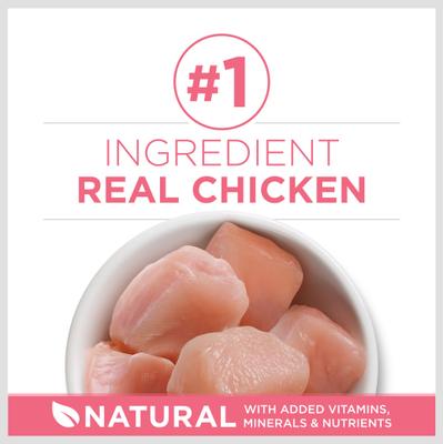 Bundle: Purina ONE Healthy Kitten Formula Dry Food + Fancy Feast Tender Feast Canned Kitten Food