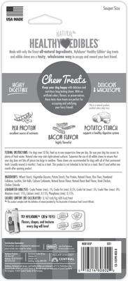 Healthy Edibles All-Natural Long Lasting Bacon Dog Chew Treats, Giant, 1 count, 7.5-inch