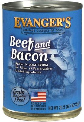 Beef & Bacon Grain-Free Wet Dog Food, 20.2-oz can, case of 12