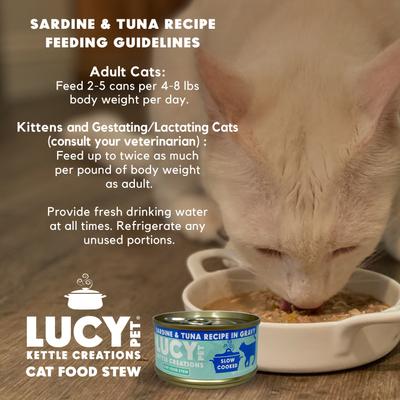 Kettle Creations Sardine & Tuna Recipe in Gravy Wet Cat Food, 2.47-oz can, case of 12
