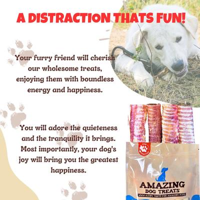 12-in Beef Trachea Dog Treats, 5 count