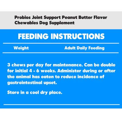 Joint Support Peanut Butter Flavor Chewables Dog Supplement, 1-lb bag