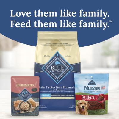 Tender Shreds Salmon & Chicken Toppers in Savory Broth, Wet Dog Food, 2.5-oz bag, 24 count