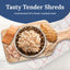 Tender Shreds Salmon & Chicken Toppers in Savory Broth, Wet Dog Food, 2.5-oz bag, 24 count