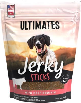 Beef Flavored Dog Jerky, 7-oz bag