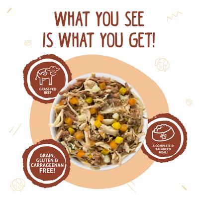 Bundle: Weruva Wok the Dog with Chicken, Beef & Pumpkin in Gravy + Paw Lickin' Chicken in Gravy Canned Dog Food