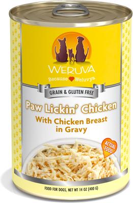 Bundle: Weruva Wok the Dog with Chicken, Beef & Pumpkin in Gravy + Paw Lickin' Chicken in Gravy Canned Dog Food