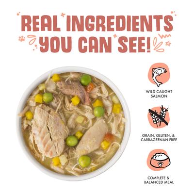 Jammin' Salmon with Chicken & Salmon in Pumpkin Soup Grain-Free Canned Dog Food, 14-oz, case of 12