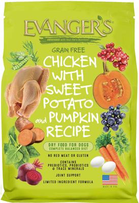 Grain-Free Chicken with Sweet Potato & Pumpkin Recipe Dry Dog Food, 16.5-lb bag